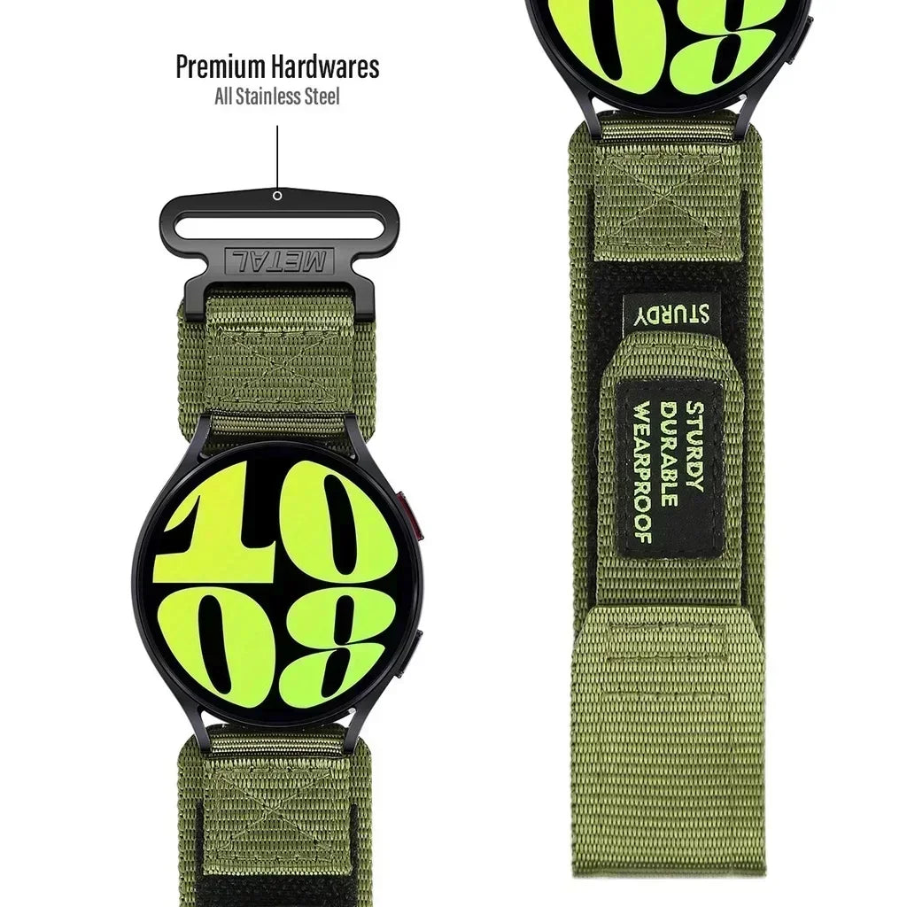 COROS PACE & APEX Nylon Hook-and-Loop Band, Camo & Solids, S or L