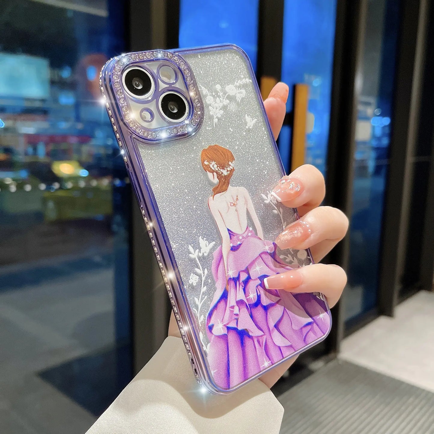 Luxury Glitter Gradient Rhinestone Phone Case