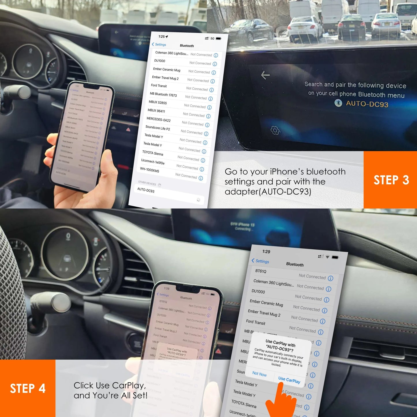 Adaptador inalámbrico Rexing CPW-1 para Apple CarPlay - Oferta