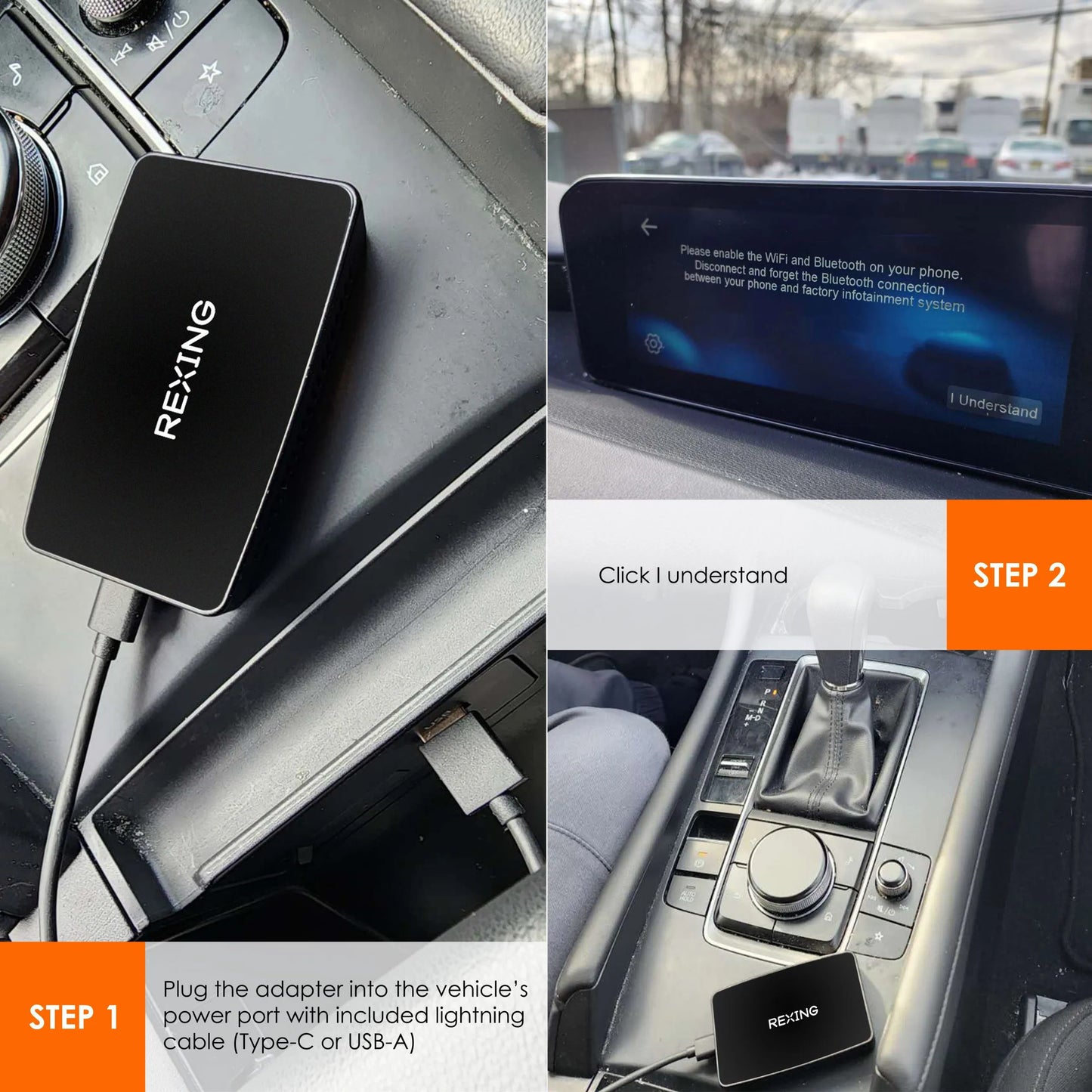 Adaptador inalámbrico Rexing CPW-1 para Apple CarPlay - Oferta