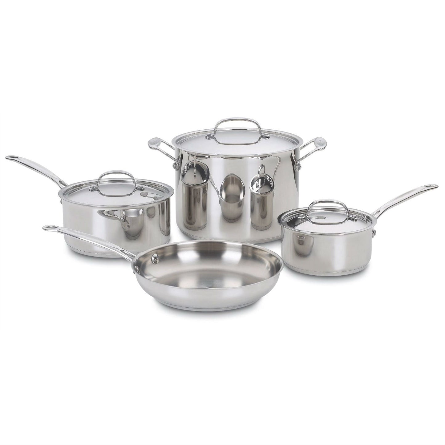 Juego de utensilios de cocina de acero inoxidable de 7 piezas apto para horno