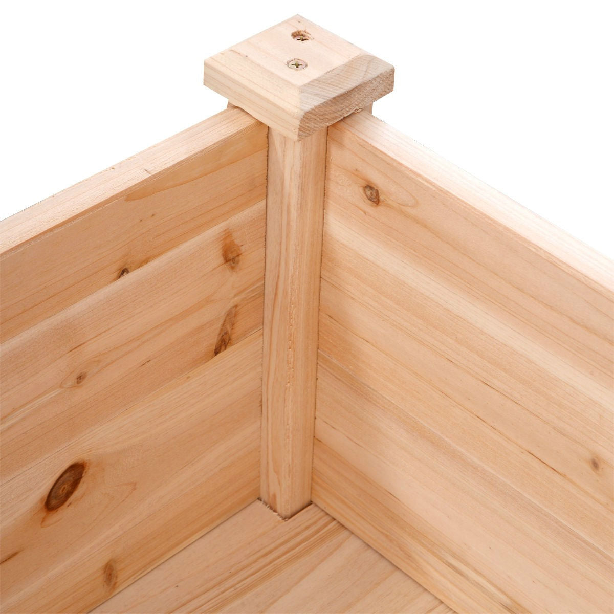 Cama de Jardín Elevada de Cedro de Madera Maciza de 30 Pulgadas de Alto