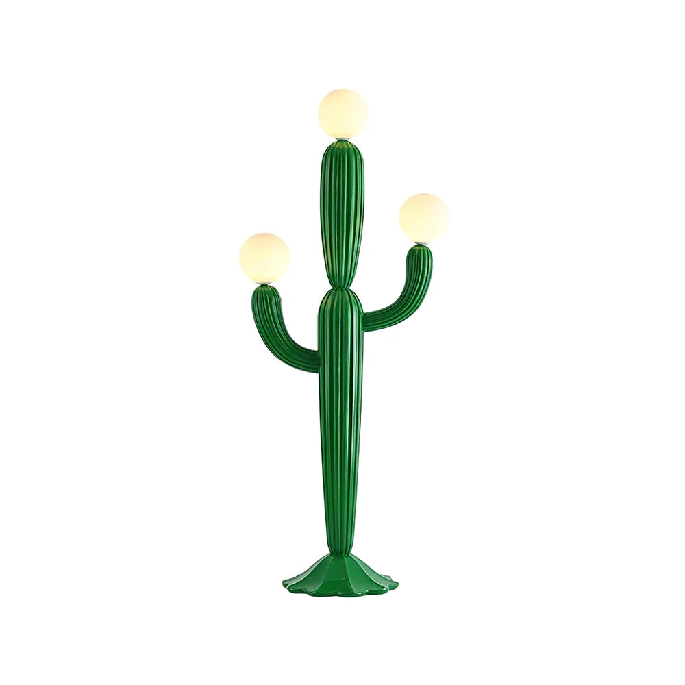 Lámpara de pie de cristal Cactus