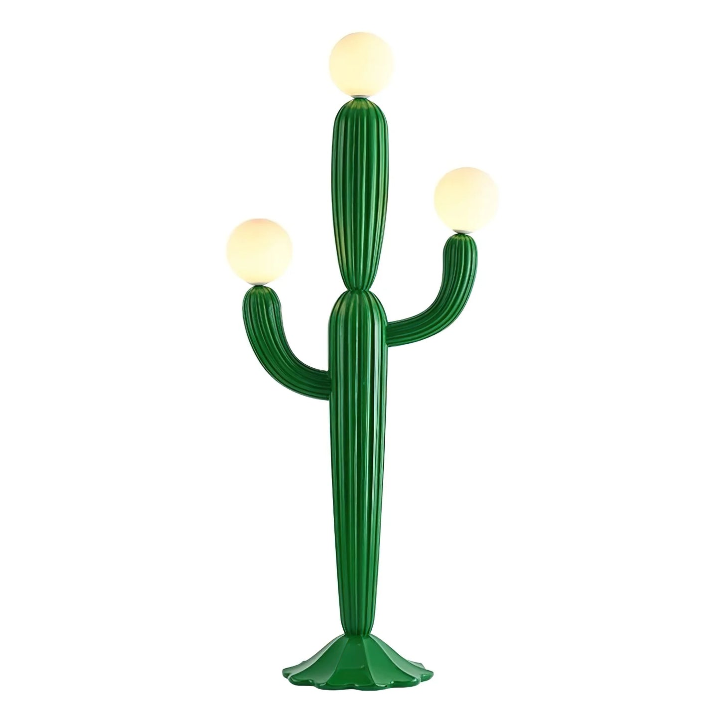 Lámpara de pie de cristal Cactus