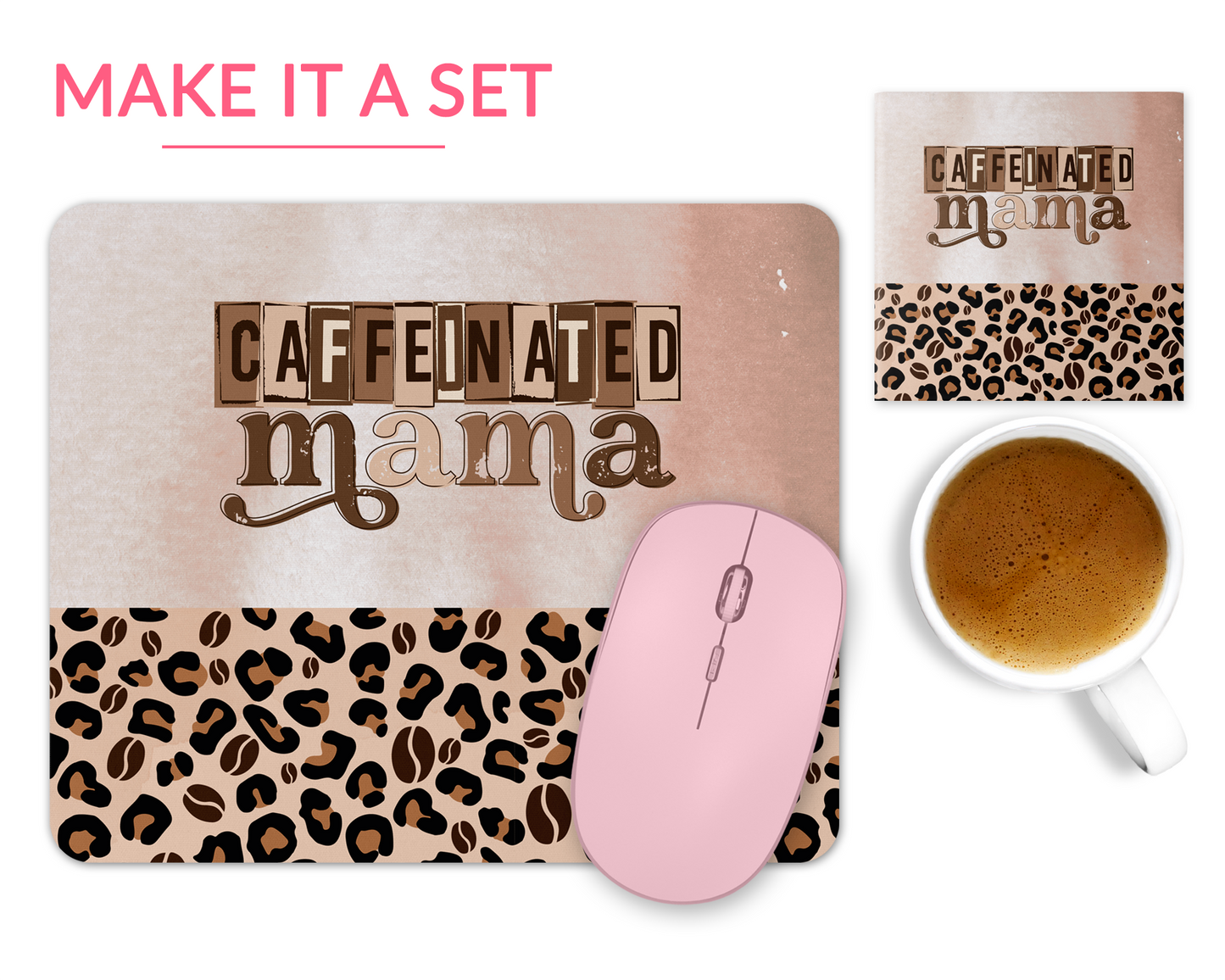 Alfombrilla de ratón Mama con cafeína