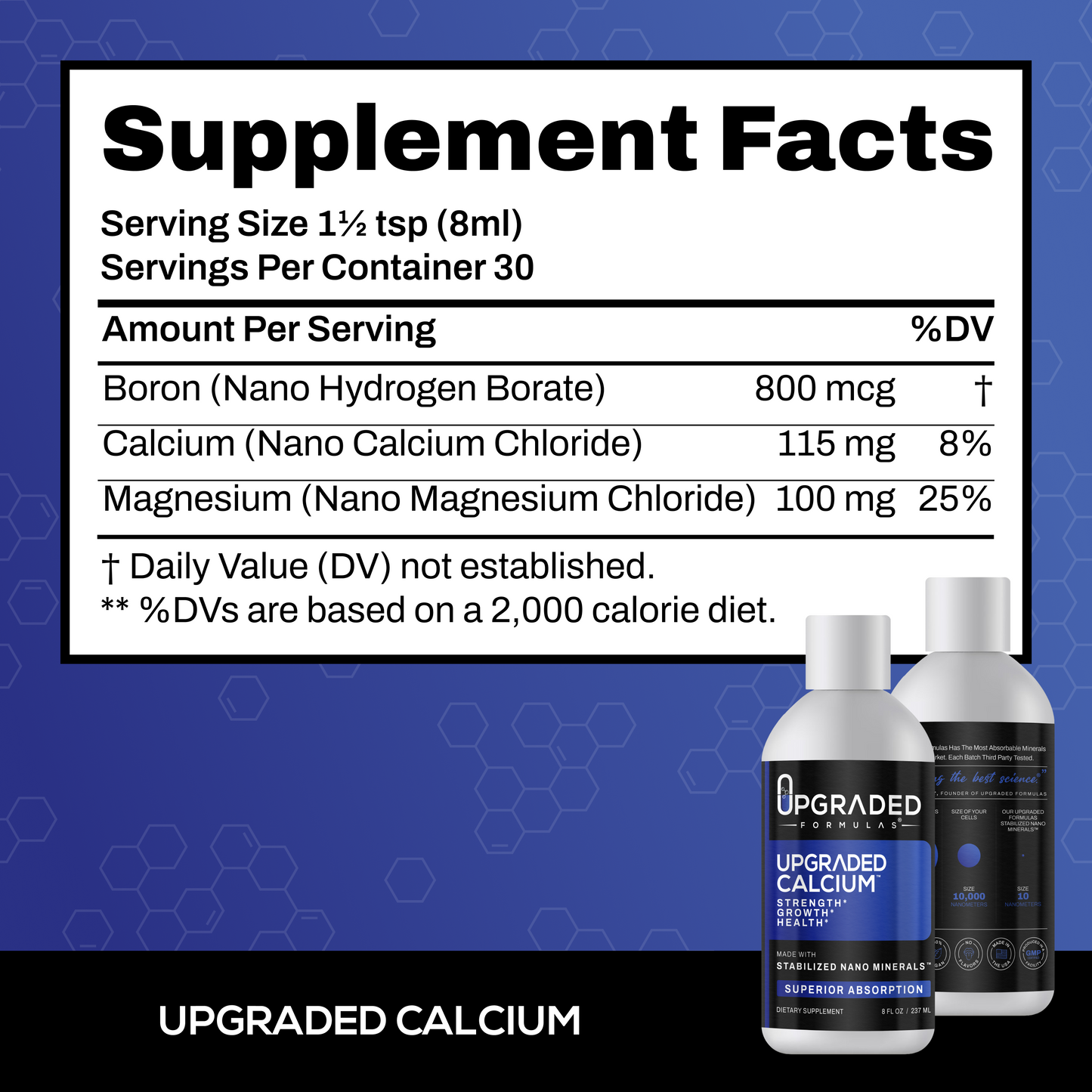Upgraded Calcium: Strong Bones and Joints, Healthy Hair and Skin