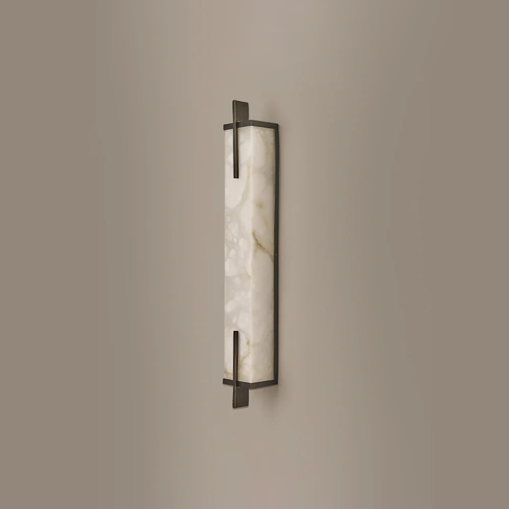 Aplique de pared Calíope de alabastro
