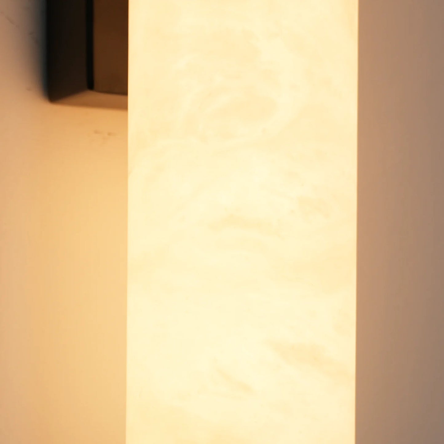 Aplique de pared cilíndrico Calisto Alabaster