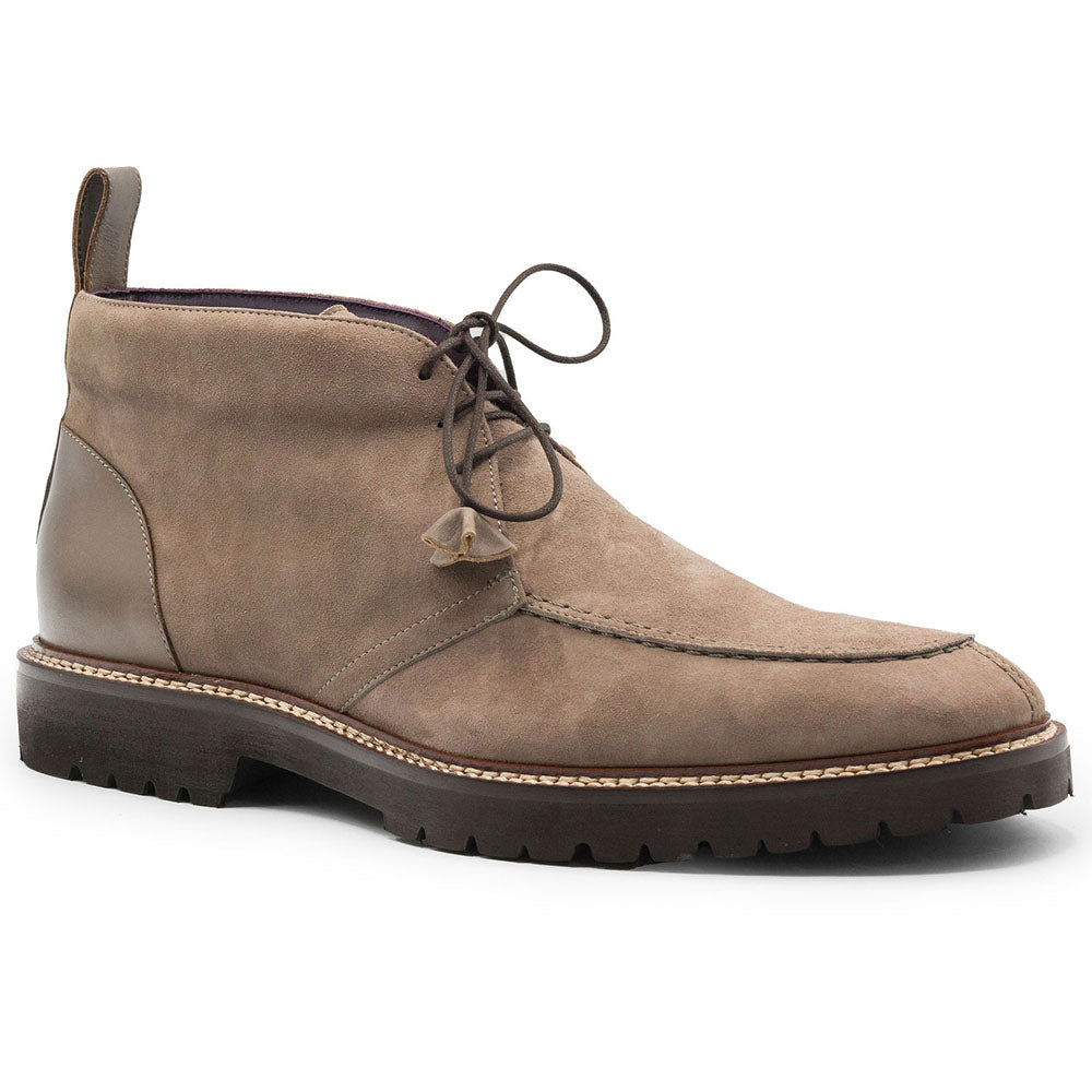 46-605-TPE Bota Chukka de Piel de Cabra Ante Italiana CAMPO HIGH, Topo