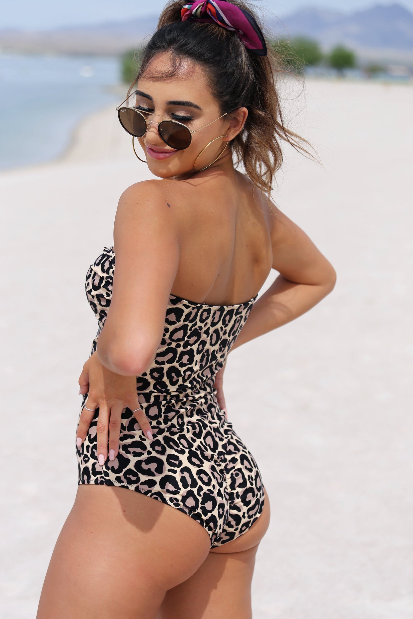 Traje de baño enterizo Cape Cod con escote en V