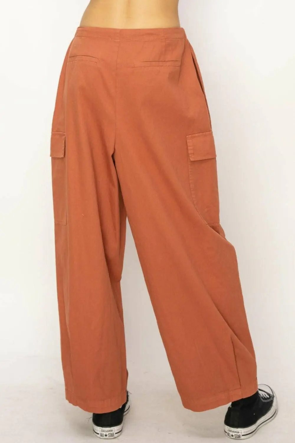 Trendsi Cargo Pants Wide Leg Drawstring Women's Chic