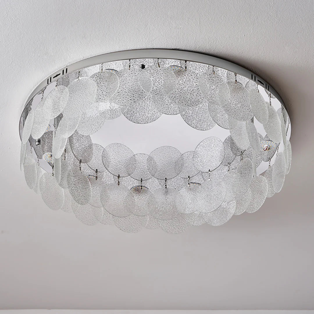 Lámpara de Techo de Cristal Casper Disc