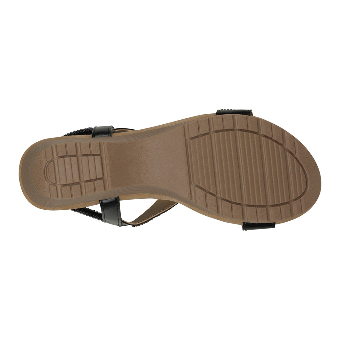 Sandalias de cuña con tiras y aberturas Celestia