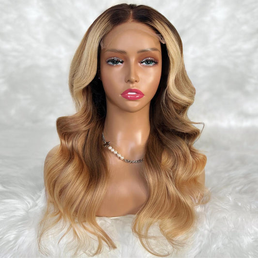 Peluca de cierre Charlotte Glueless 5x5 HD Lace, coloreada profesionalmente, 100% cabello humano