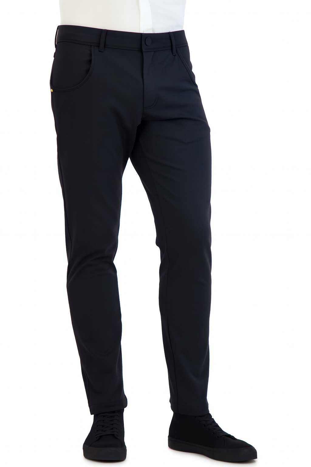 NEW & UPDATED Super - Stretch Men's Chinos //Casual// Black - Performance Collection