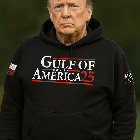 Sudadera Negra con Capucha del Golfo de AMÉRICA