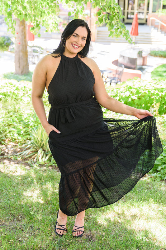 Vestido largo Check Mate