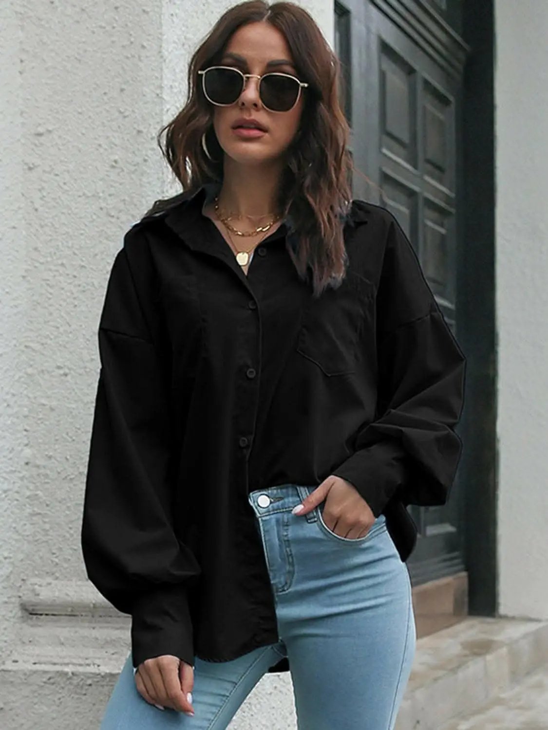 Accessories Trendsi just arrived - Chic Lantern Sleeve Shirt