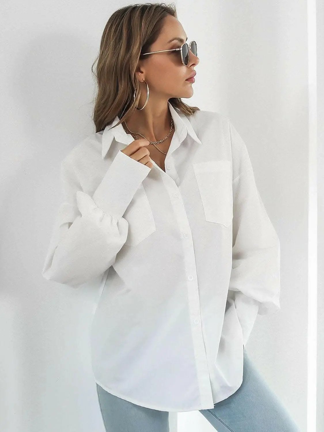 Accessories Trendsi just arrived - Chic Lantern Sleeve Shirt