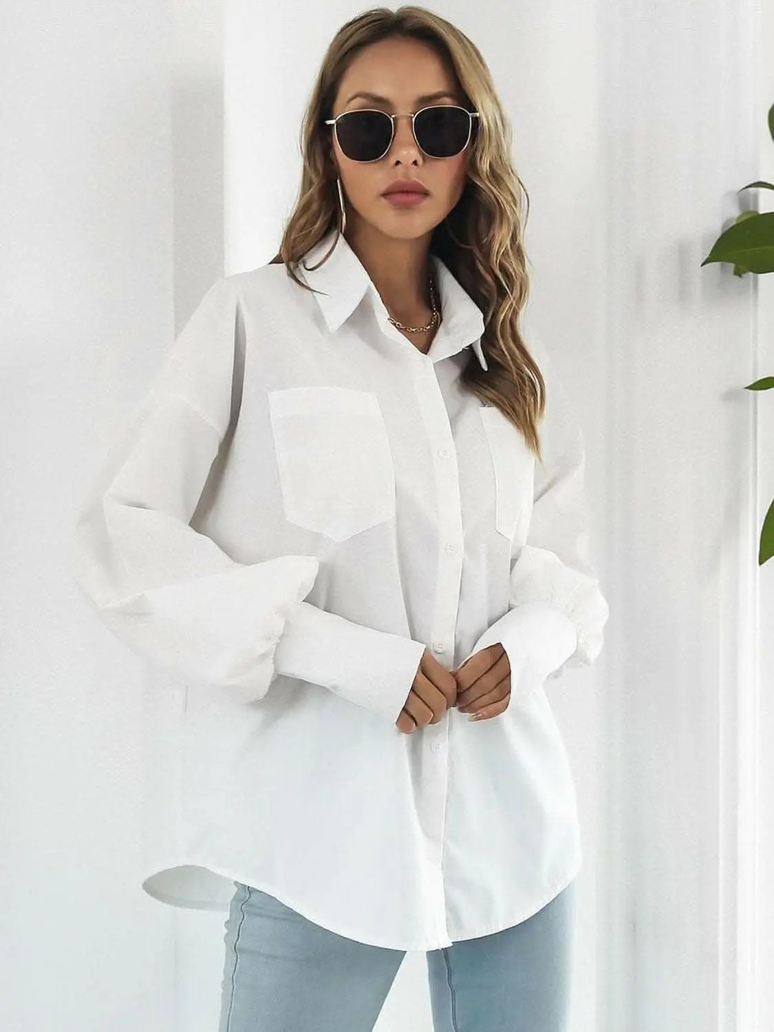 Accessories Trendsi just arrived - Chic Lantern Sleeve Shirt
