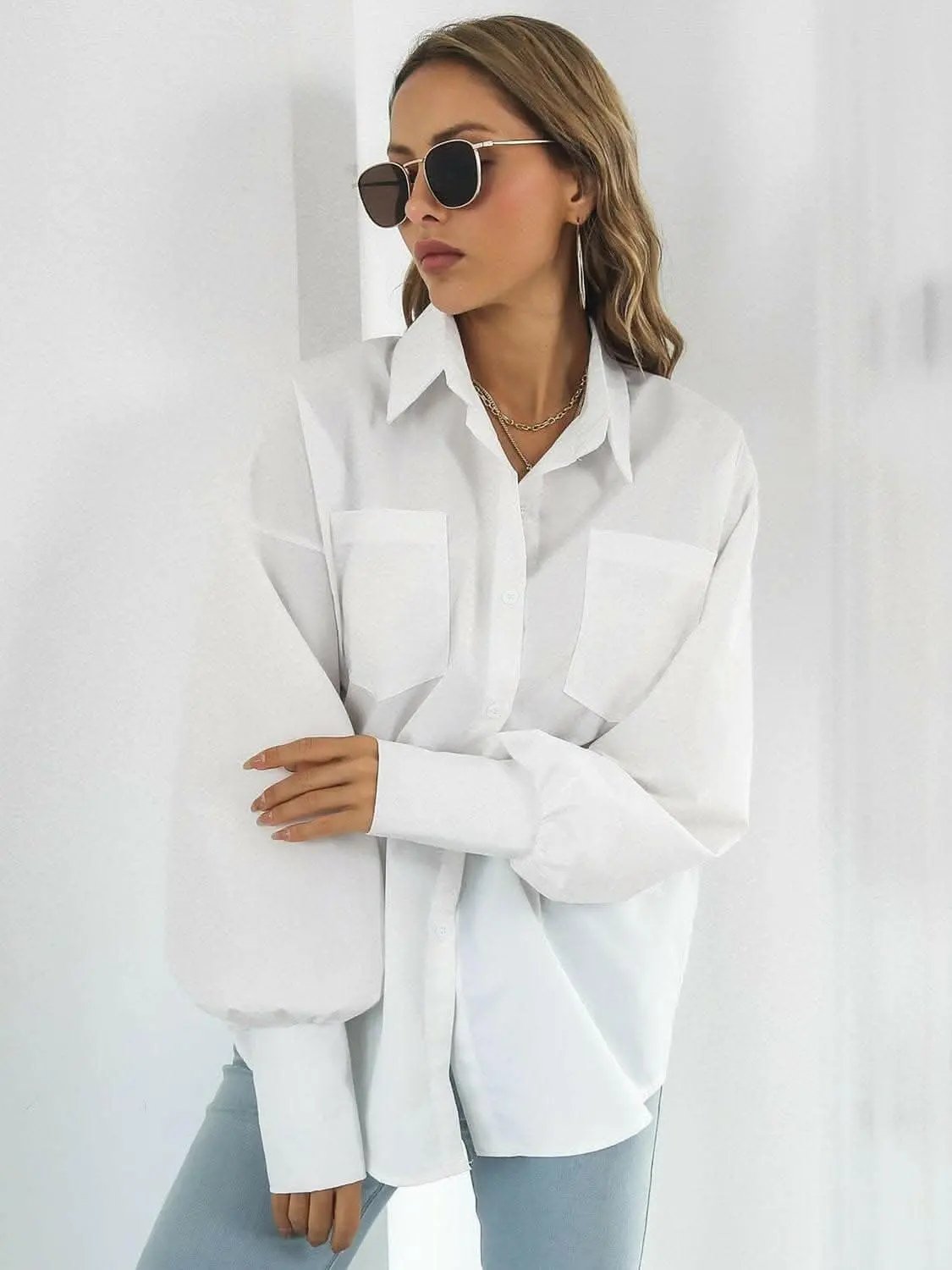 Accessories Trendsi just arrived - Chic Lantern Sleeve Shirt