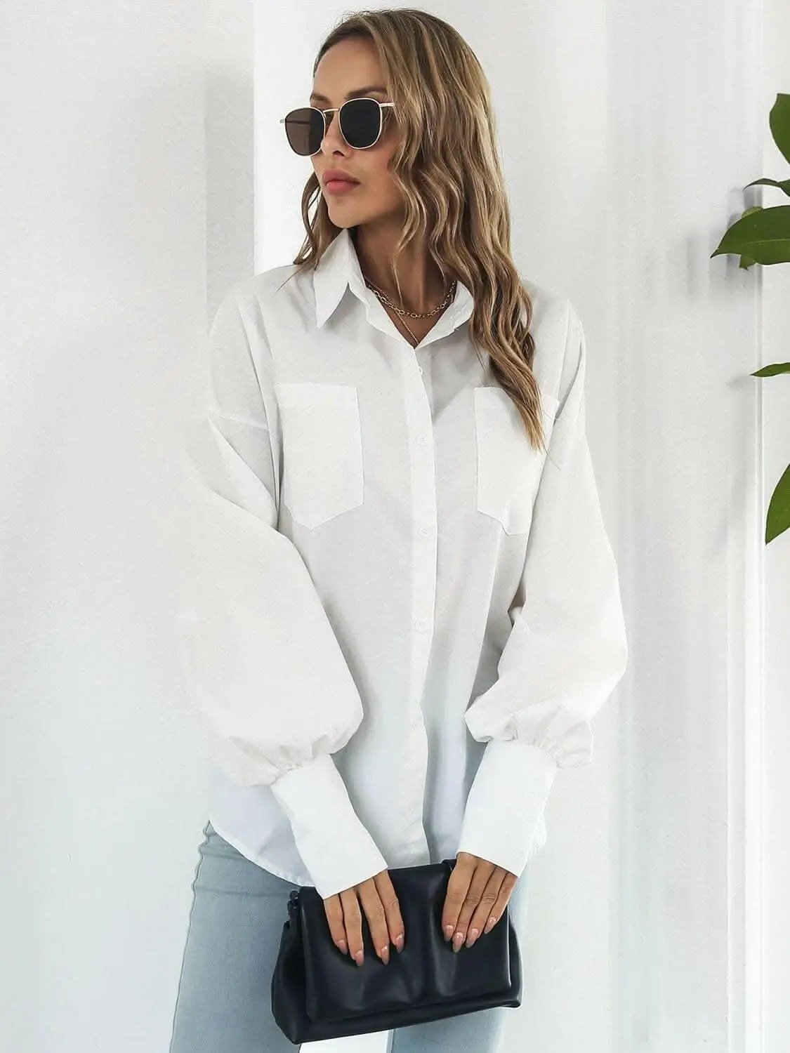 Accessories Trendsi just arrived - Chic Lantern Sleeve Shirt
