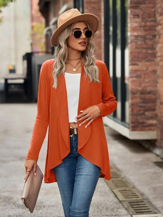 Sweaters Trendsi Chic Long Sleeve Cardigan - Opaque