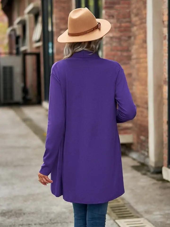 Sweaters Trendsi Chic Long Sleeve Cardigan - Opaque