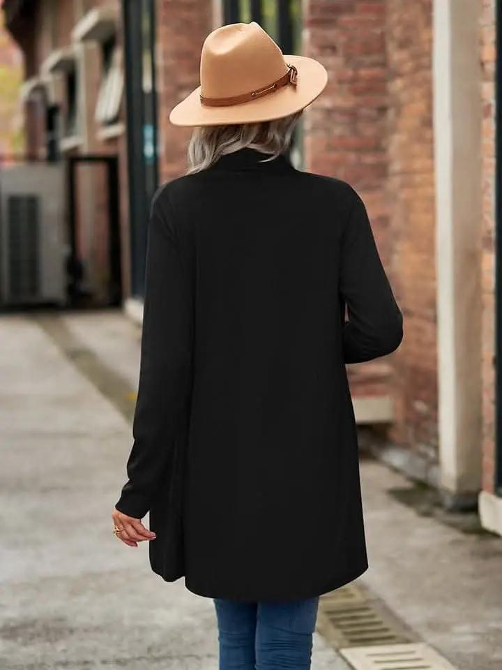 Sweaters Trendsi Chic Long Sleeve Cardigan - Opaque