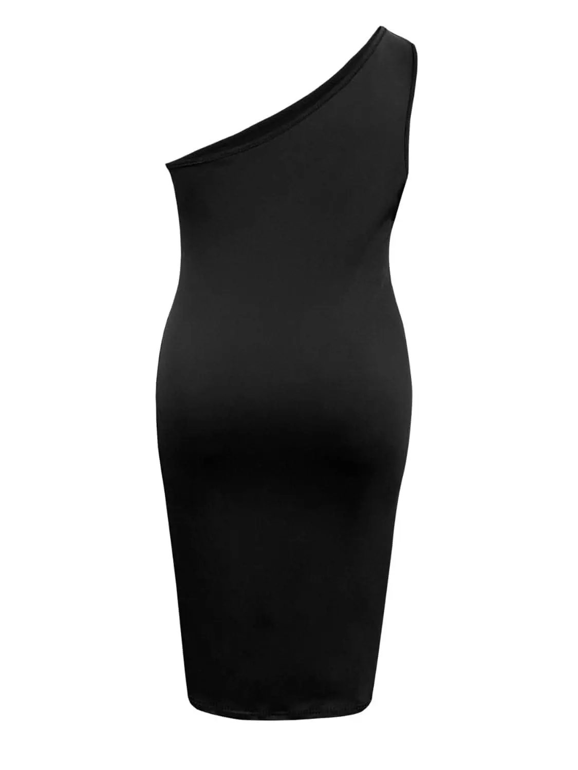 Dresses Trendsi Plus Size Dress Women's Party One-Shoulder Twisted Chic Dress