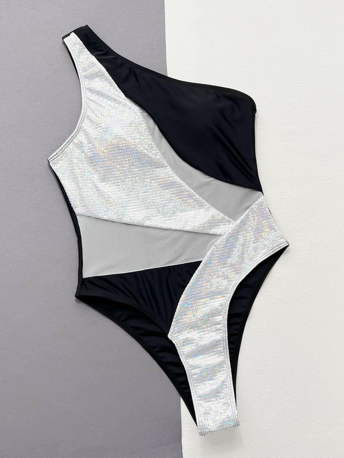 Accesorios Tendencias Traje de baño chic con paneles de contraste
