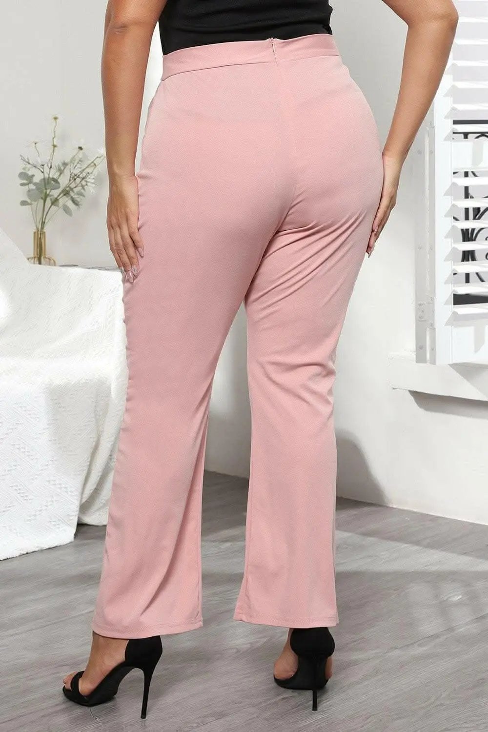 Pants Trendsi plus - Chic curvy trousers in solid colors
