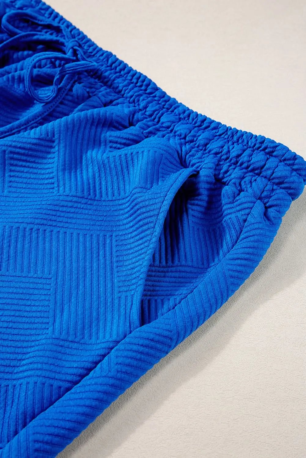 Women's Casual Set - Textured Fabric - Plus Size Daily Wear