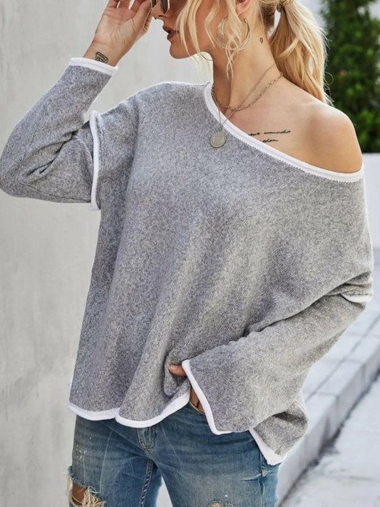 Sweaters Trendsi Chic dropped shoulder sweater