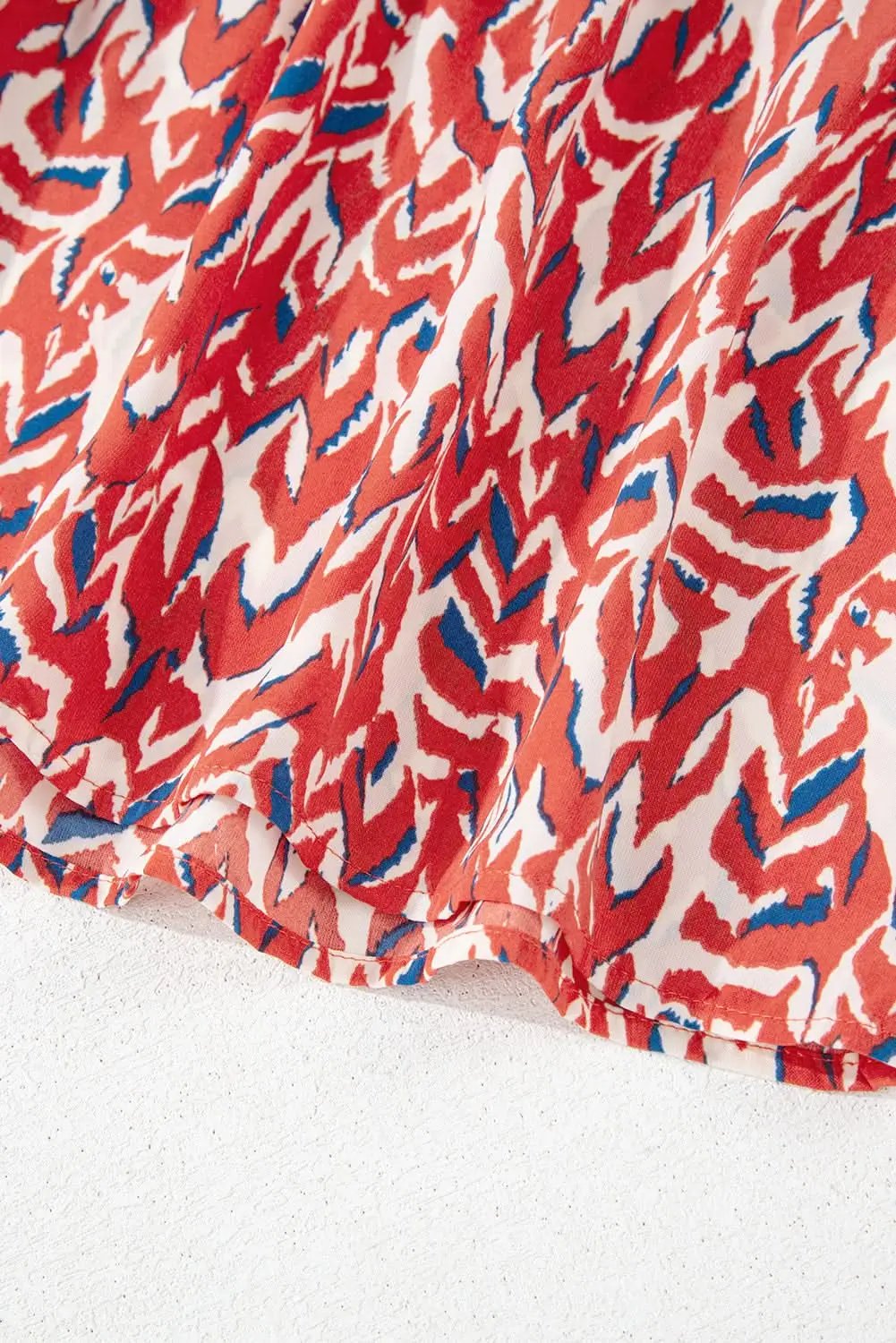 Dresses Love Salve Abstract Maxi Dress Women's Plus Size V-Neck Chic Daily Wear