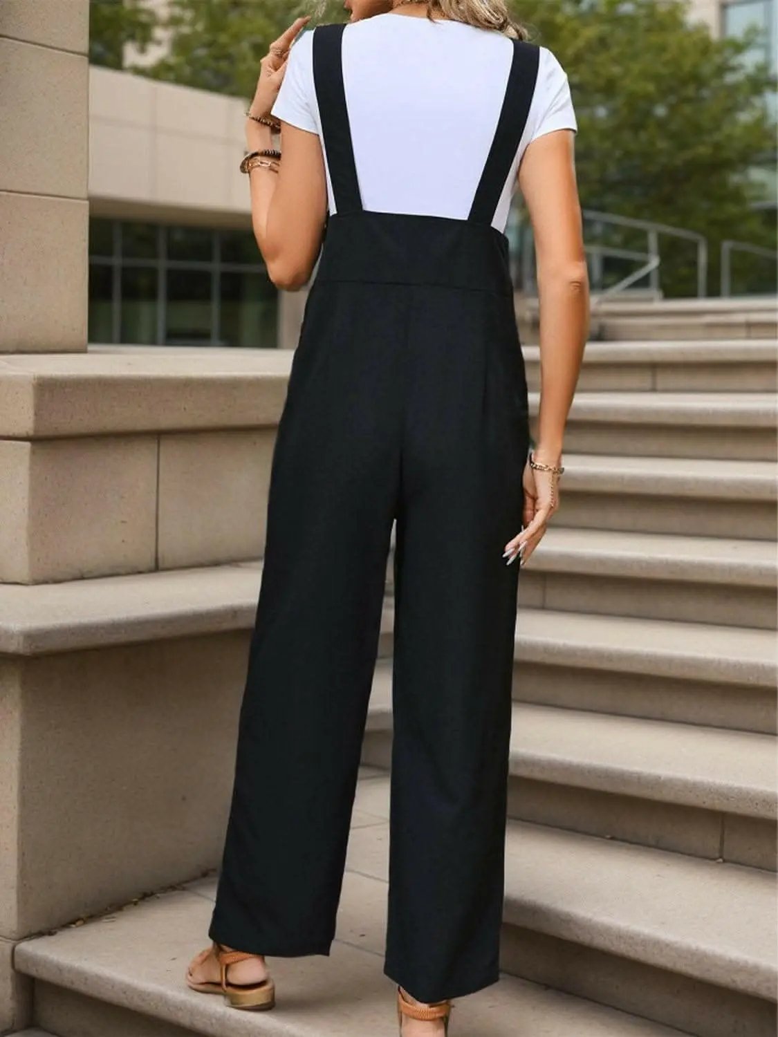 T-Shirts Trendsi just arrived - Chic pocketed wide-leg jumpsuit