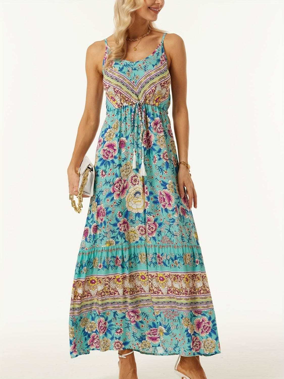 just arrived Trendsi Printed Midi Dress Women's Fashion Casual Chic Style