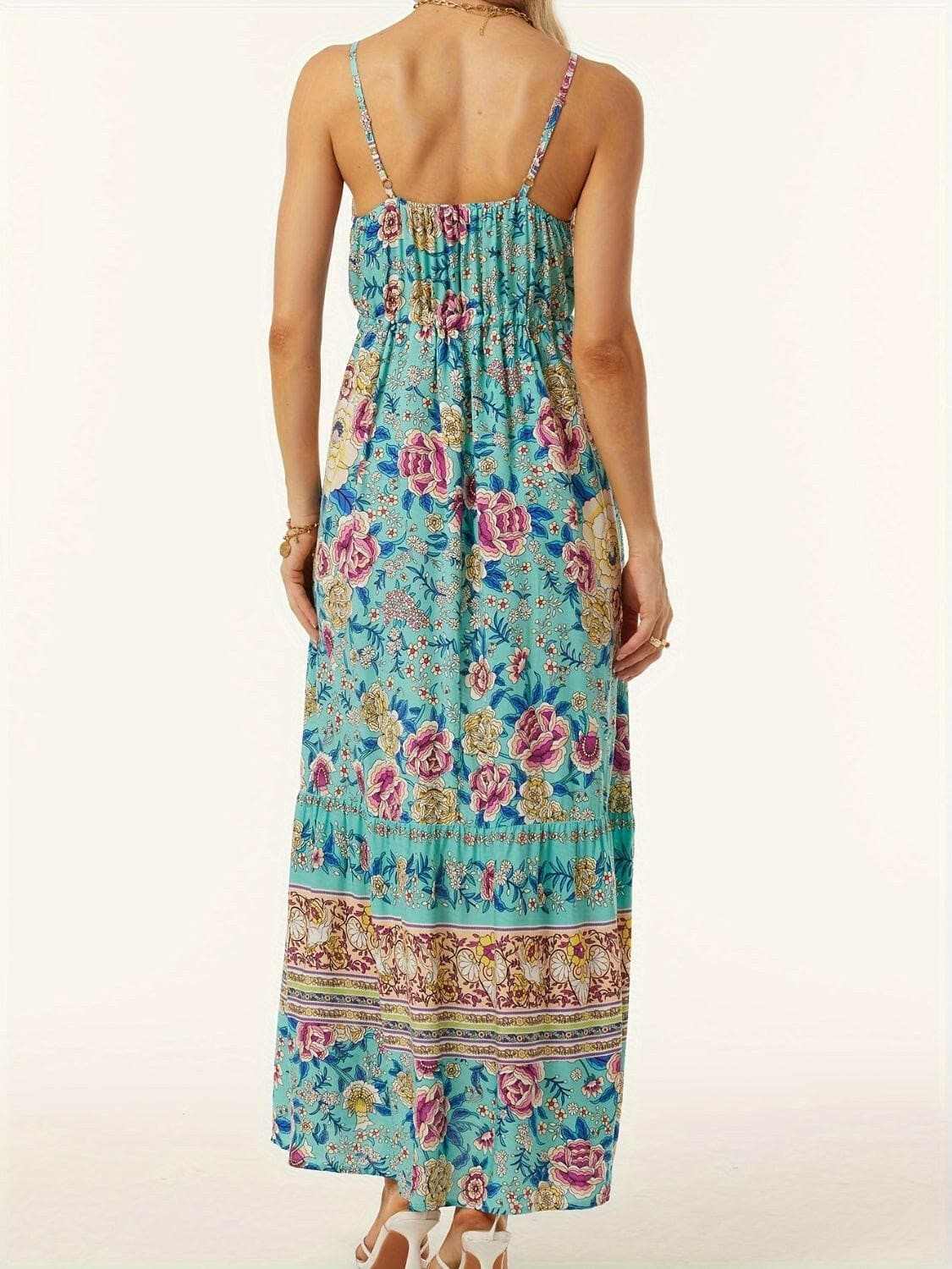 just arrived Trendsi Printed Midi Dress Women's Fashion Casual Chic Style