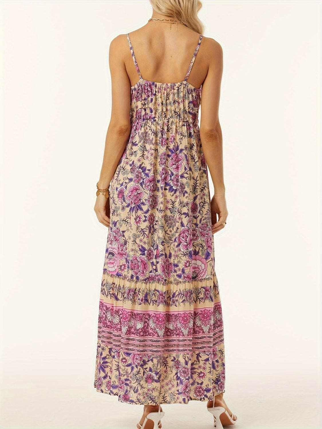 just arrived Trendsi Printed Midi Dress Women's Fashion Casual Chic Style
