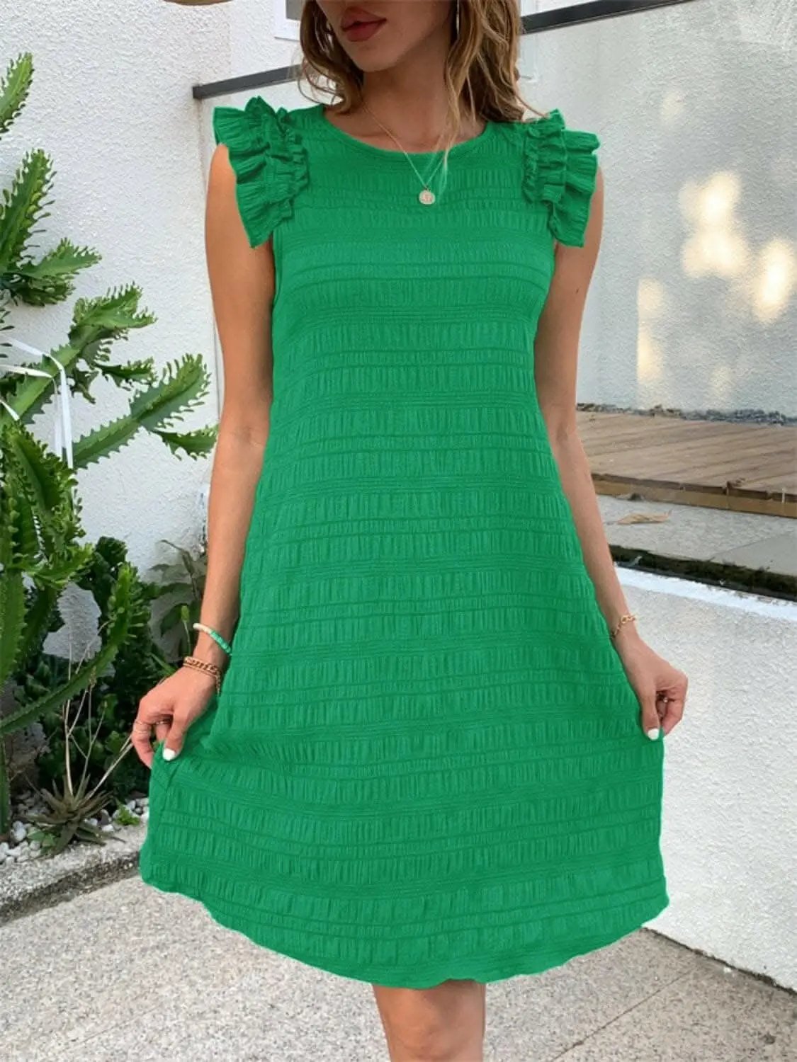 Dresses Trendsi just arrived - Chic ruffled sleeveless dress