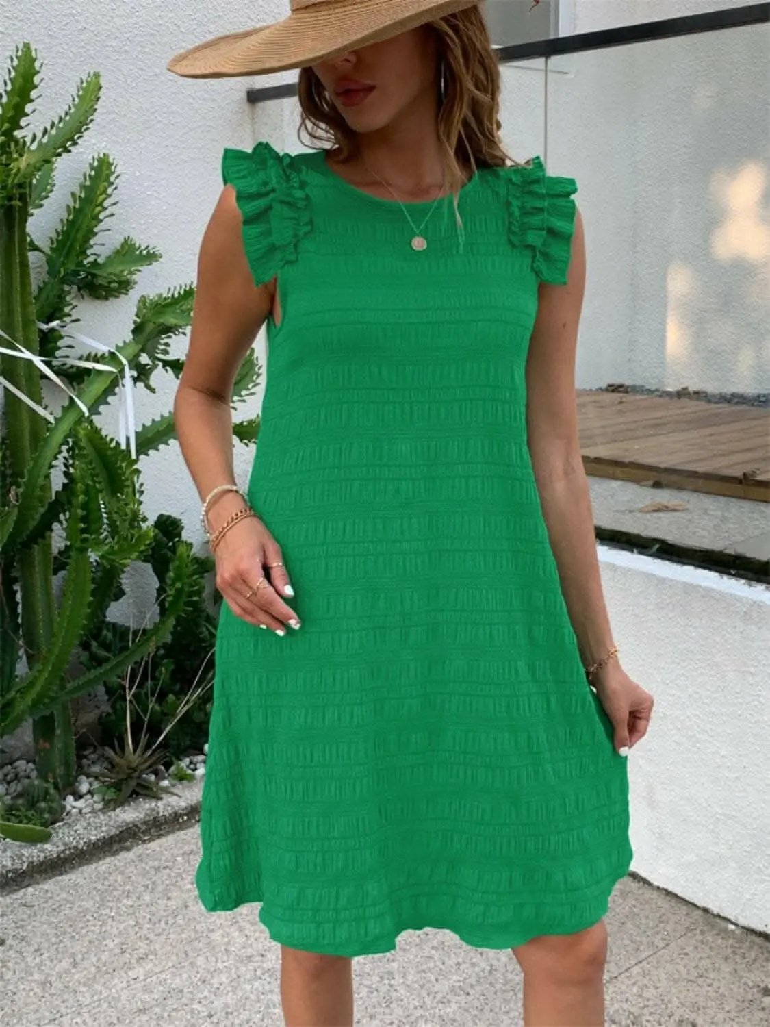 Dresses Trendsi just arrived - Chic ruffled sleeveless dress