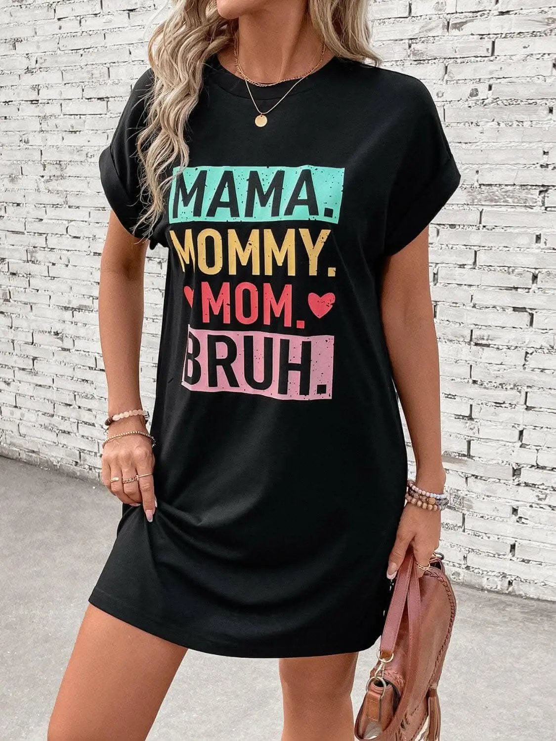 Dresses Trendsi Chic sheer graphic mini dress