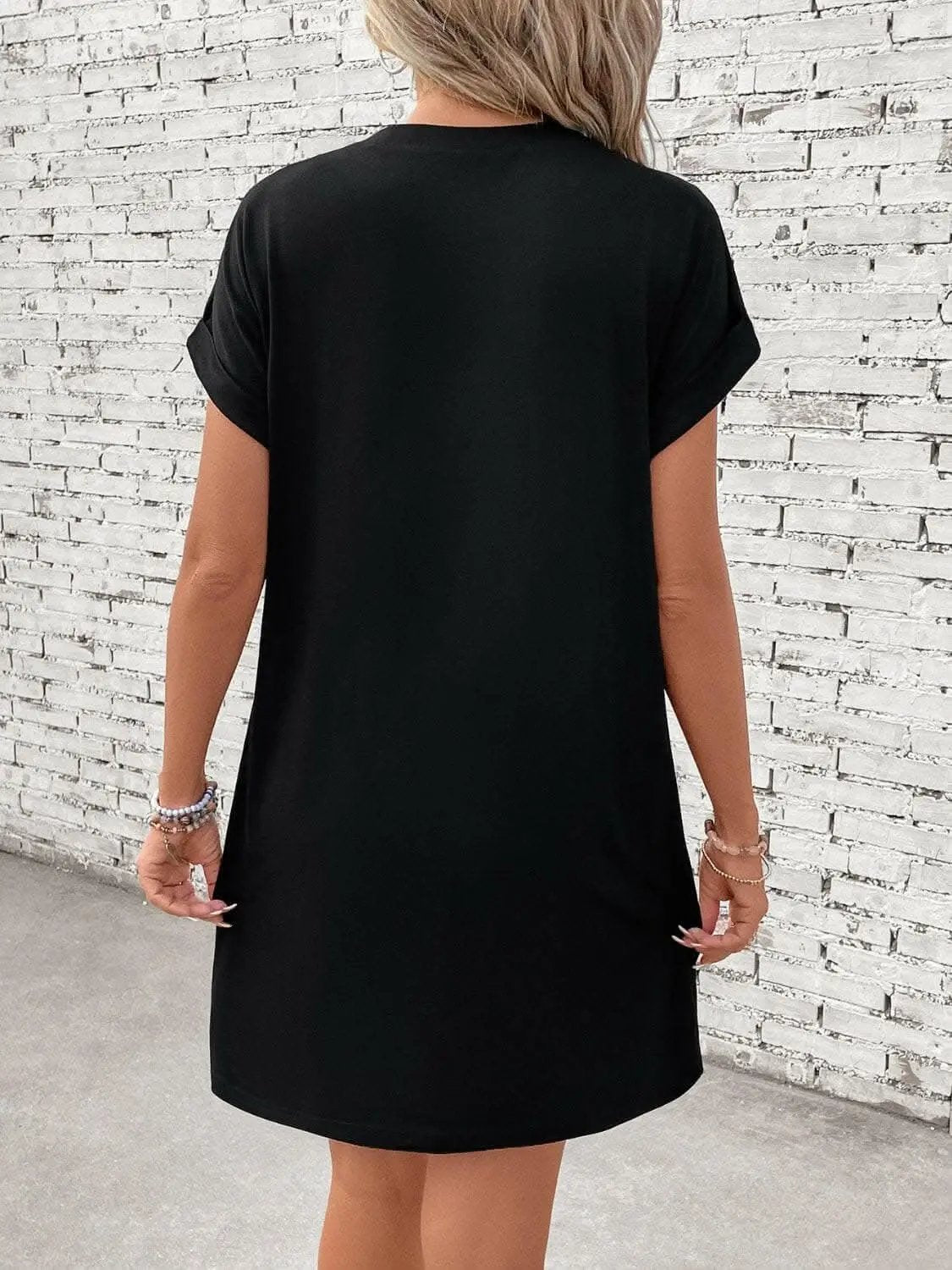 Dresses Trendsi Chic sheer graphic mini dress