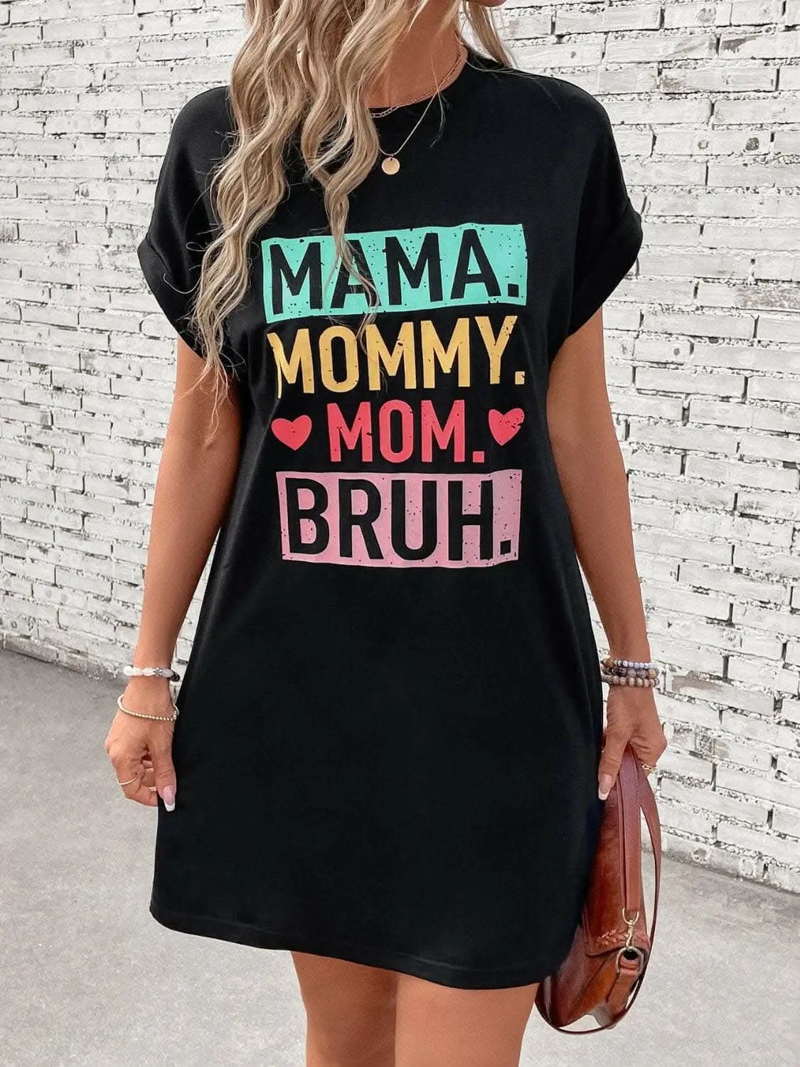 Dresses Trendsi Chic sheer graphic mini dress
