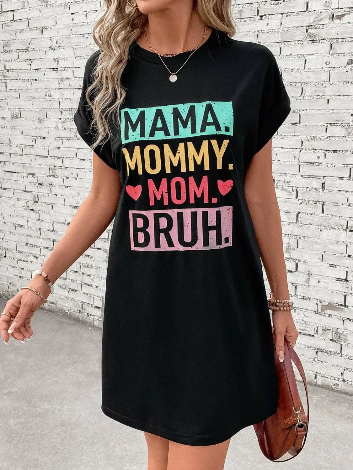 Dresses Trendsi Chic sheer graphic mini dress