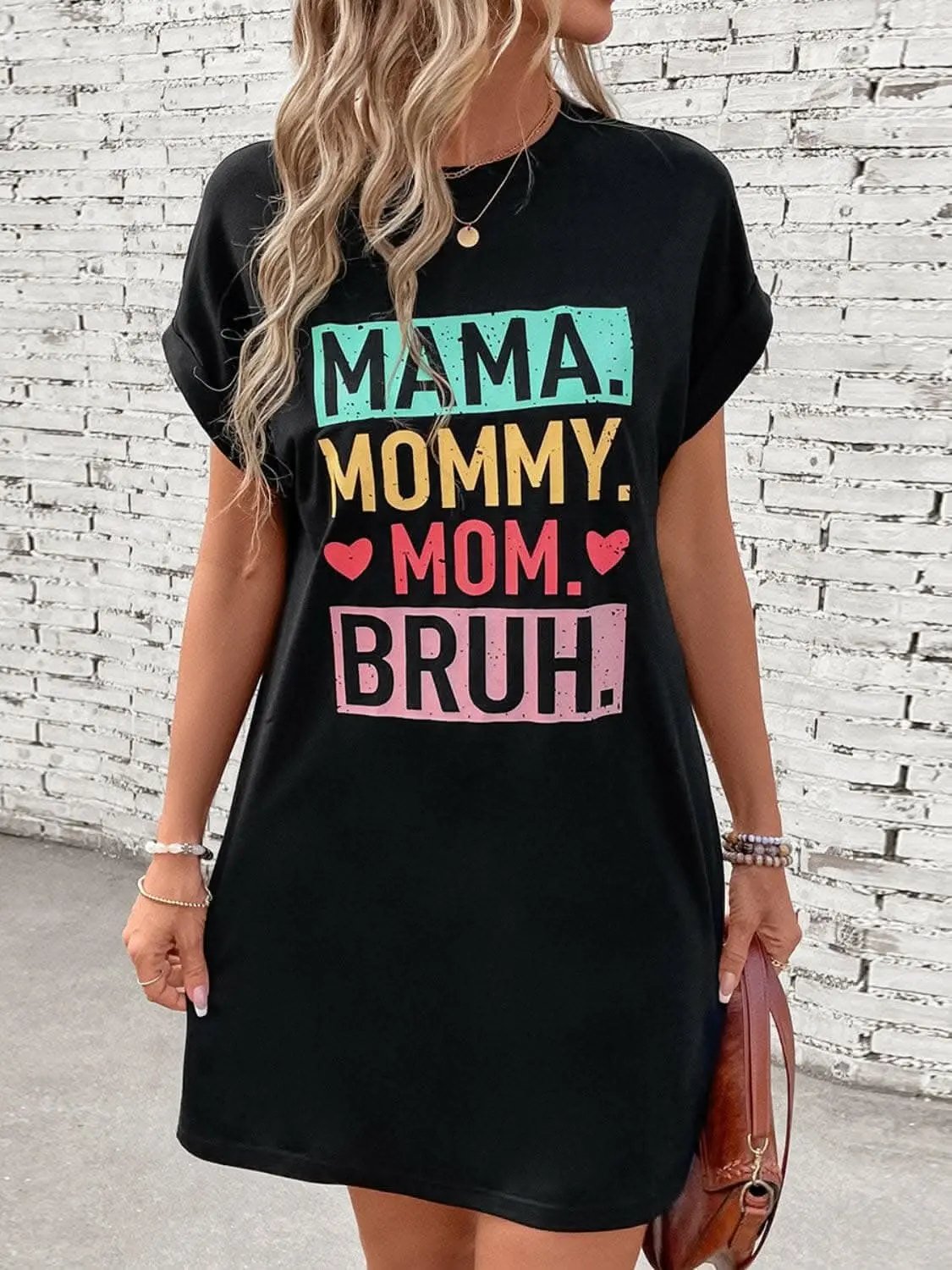 Dresses Trendsi Chic sheer graphic mini dress