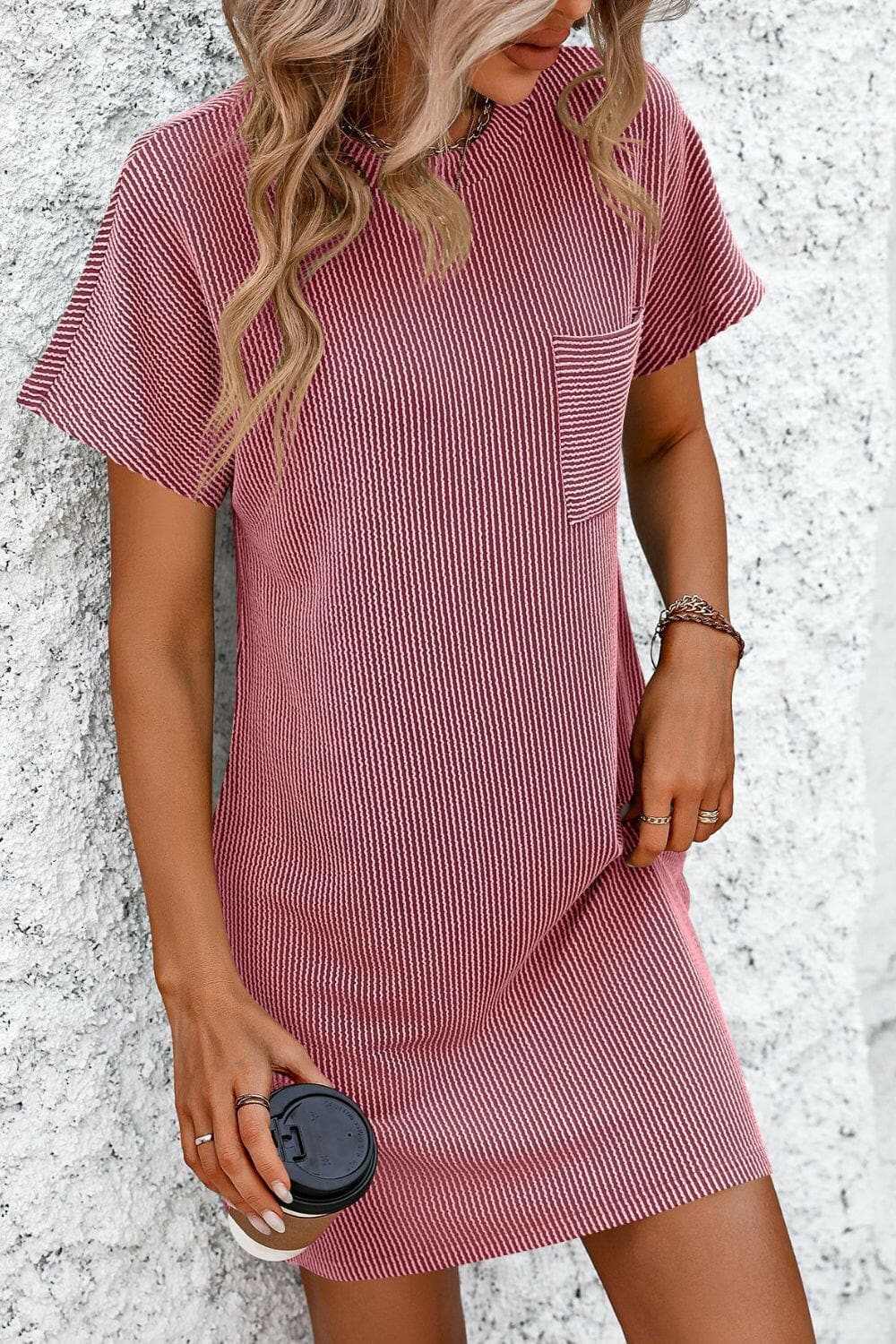 Dresses Trendsi just arrived - Chic striped mini dress with pockets