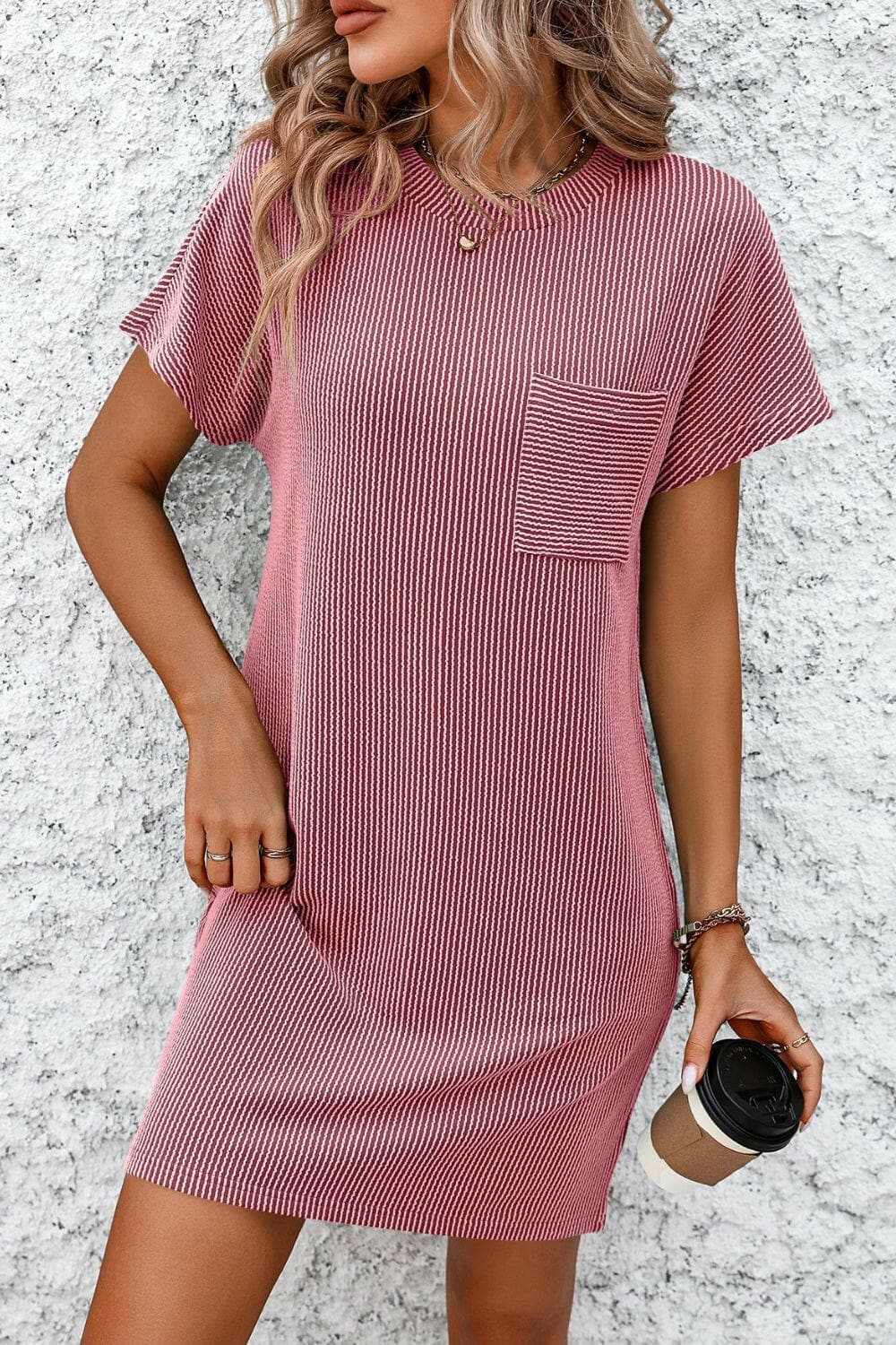 Dresses Trendsi just arrived - Chic striped mini dress with pockets