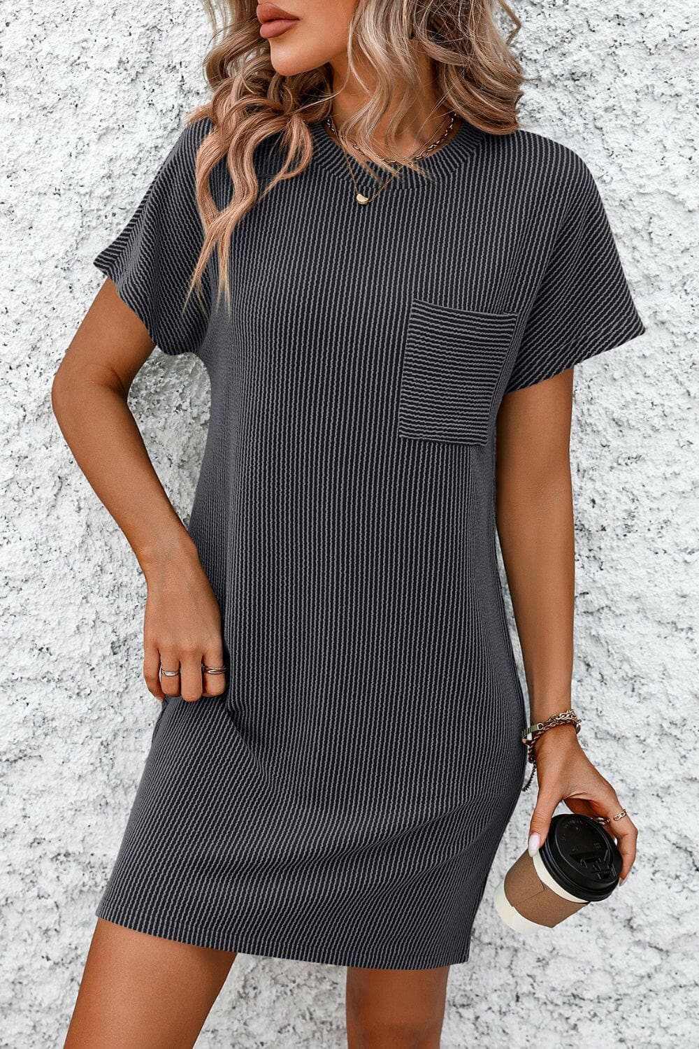 Dresses Trendsi just arrived - Chic striped mini dress with pockets