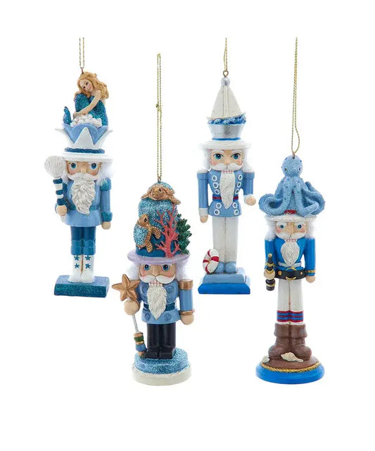 Christmas Ornament - Coastal Hollywood Nautical Nutcracker Holiday Decor 5"